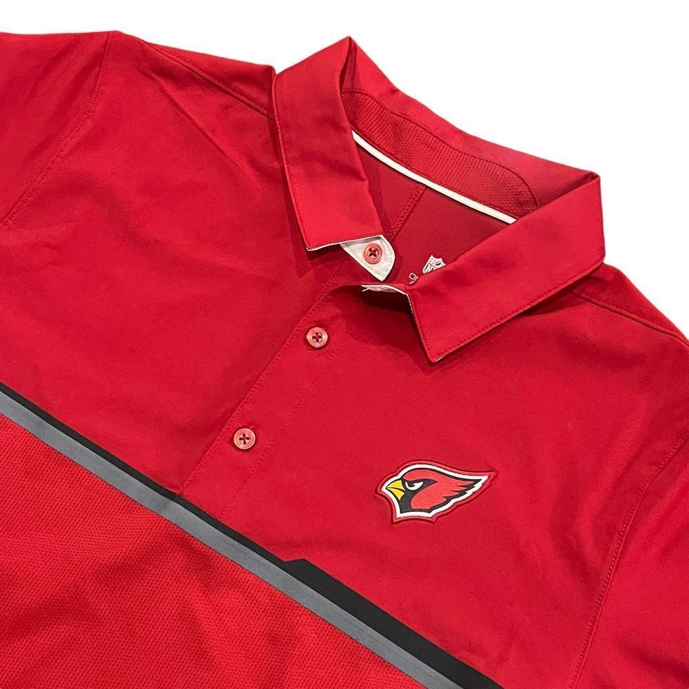 NWOT Nike Men's Arizona Cardinals Red Elite‎ Coaches Performance Polo Size Small